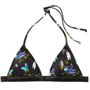 New! Victoria’s Secret shine strap butterfly triangle bikini top 4602